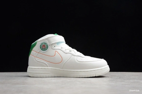 Green Force 1 314193-100 Nike Mid Air Orange Kids 07 White 1028